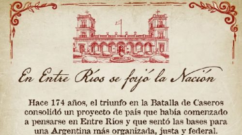 La provincia conmemorará la Batalla de Caseros con una propuesta cultural en el Palacio San José