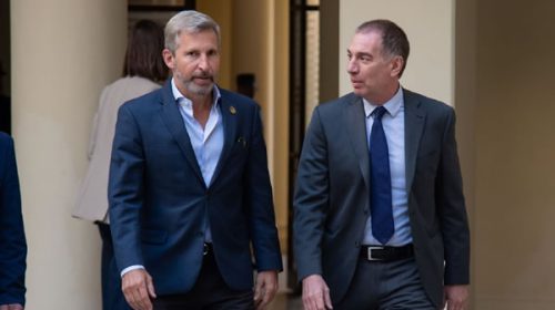 Santilli se reúne con Frigerio y sumará un nuevo apoyo para la reforma laboral de Milei