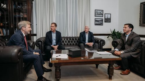 Santilli se llevó de Entre Ríos el apoyo de Frigerio para la reforma laboral