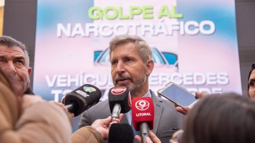 Frigerio destacó el accionar policial en el operativo de secuestro de casi 261 kilos de cocaína en Feliciano