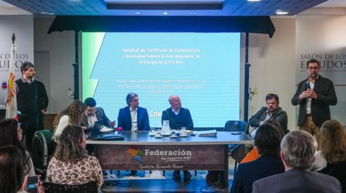 La provincia proyecta una línea de alta tensión para cuadruplicar la potencia en el norte entrerriano La provincia proyecta una línea de alta tensión para cuadruplicar la potencia en el norte entrerriano