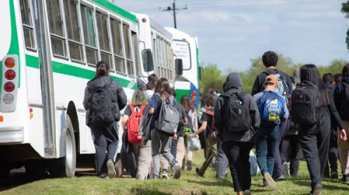 El transporte escolar rural acerca a más de 10.000 estudiantes a la escuela