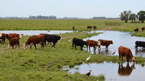 Se acerca el pico de la creciente y quedan 192.000 cabezas de ganado islas inundables de Entre Ríos